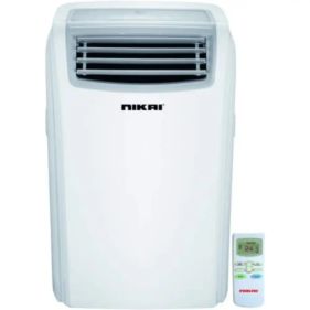 Nikai Portable A/C with Remote, 12000BTU/hr, (NPAC12512)