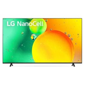 LG NanoCell TV 55 Inch NANO77 Series, Cinema Screen Design 4K Active HDR WebOS Smart AI ThinQ - 55NANO776QA