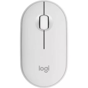 LOGITECH PEBBLE MOUSE 2 M350S - TONAL WHITE - BT - DONGLELESS