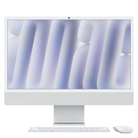 24-inch iMac with Retina 4.5K display: Apple M4 chip with 10‑core CPU and 10‑core GPU, 16GB, 512GB SSD - Silver - MWUV3AB/A