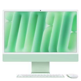 24-inch iMac with Retina 4.5K display: Apple M4 chip with 10‑core CPU and 10‑core GPU, 16GB, 512GB SSD - Green - MWV03AB/A