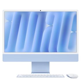 24-inch iMac with Retina 4.5K display: Apple M4 chip with 10‑core CPU and 10‑core GPU, 16GB, 512GB SSD - Blue - MWV33AB/A