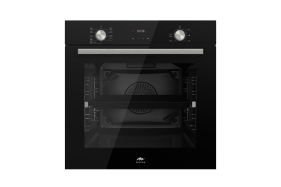 MILLEN MEO 6003 BL 78L Electric Oven - Energy Class A, 9 Cooking Modes, 60 cm, SCHOTT Double Glass Door, Glass finish, Mechanical and Touch Control with Timer, 3 Year Warranty