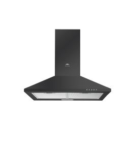 MILLEN 60cm Black Chimney Range Hood - MKH 604 BL, 3 Years Warranty