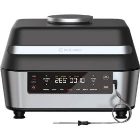 NUTRICOOK SMART INDOOR GRILL & AIR FRYER XL 8.5L