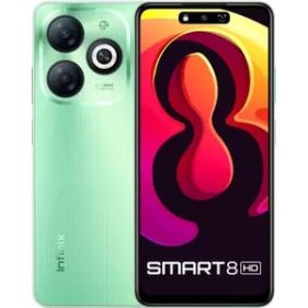 INFINIX  SMART 8 - X6525  MEMORY: 128GB. ROM: 4GB (4G) CRYSTAL GREEN - X6525-4-128GBGR