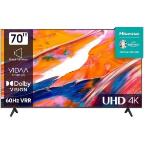 Hisense 70 inches UHD 4K Smart LED TV, Black, 70A62K 