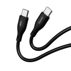 Blupebble PowerFlow PD60W USB-C to USB-C Cable 1.2M Black