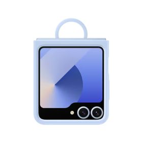 Samsung Flip6 Silicone Case with Ring Blue (EF-PF741TLEGWW)