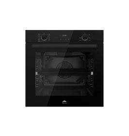 MILLEN MEO 6003 BB 78L Electric Oven - Energy Class A, 9 Cooking Modes, 60 cm, SCHOTT Double Glass Door, Glass finish, Mechanical and Touch Control with Timer, 3 Year Warranty