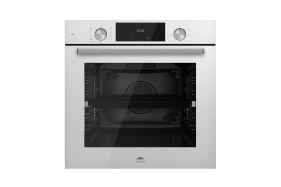 MILLEN MEO 6003 WH 78L Electric Oven - Energy Class A, 9 Cooking Modes, 60 cm, SCHOTT Double Glass Door, Glass finish, Mechanical and Touch Control with Timer, 3 Year Warranty