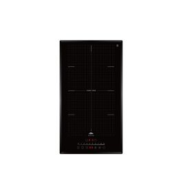 MIILLEN Built in Induction hob, 30 cm Black Glass, 2 Heating Zones, 3500W, Touch Control, MIH 302 BL, 3 Year Warranty