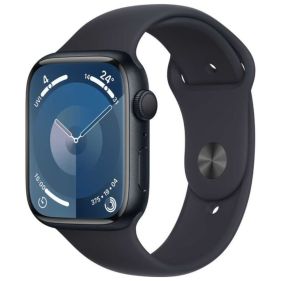 Apple Watch Series 9 GPS 45mm Midnight Aluminum Case with Midnight Sport Band S/M - MR993QA/A
