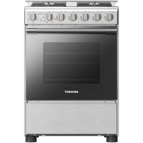 Toshiba 60/57 Gas&Gas 4 burner Stainless