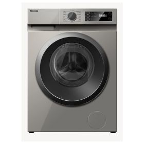 TOSHIBA WASHING MACHINE / 7KG,1200 RPM, FRONT LOAD, SILVER BLACK