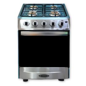 VENUS COOKER / 55X55CM, METAL WORKTOP, POOL BURNER, AUTO IGNITION